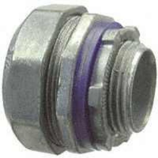 Picture of 1 Liquid-Tight Flexible-Conduit Connector Multi-Piece Die-Cast-Zinc