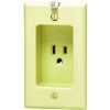Picture of Clock-Hanger Single-Receptacle Ivory