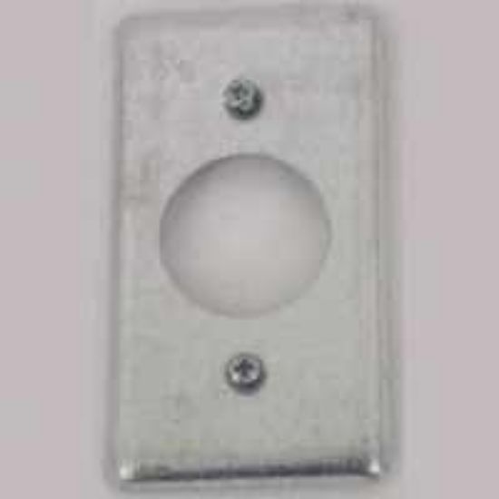 Picture of Handy Electrical-Box-Cover Steel Single-Receptacle