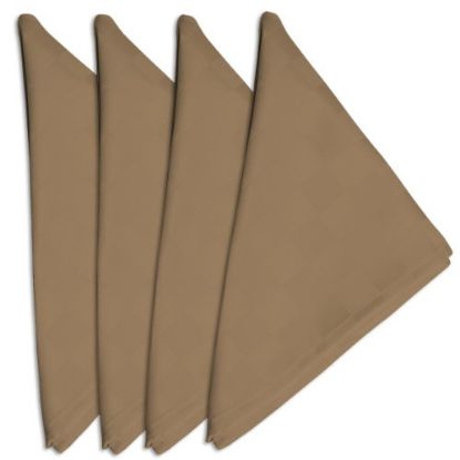 Picture of Piazza Napkin Set/4- Taupe