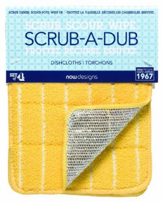 Picture of Scrub a Dub Dischcloth Set/4- Lemon