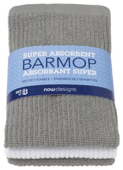 Picture of Barmop Kitchen-Towel Set/3- London Gray