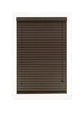 Picture of Window-Blind Faux-Wood Slat-Width 2" 34 X 64 Mahogany