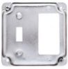 Picture of Square Electrical-Box-Cover Steel 4" 1/2" Rise Single Toggle Single GFCI