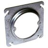 Picture of Electrical-box-cover 4" Square Steel Single-outlet 2-3/4"-ears 1/2"-rise