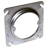 Picture of Electrical-Box 4" Square Steel Outlet Electrical-Box-Cover 3/4" Rise 2-3/4" Ears