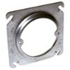 Picture of Electrical-Box 4" Square Steel Outlet Electrical-Box-Cover 3/4" Rise 2-3/4" Ears