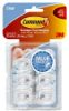 Picture of Adhesive-Mount Mini-Hooks Clear with Clear Strips 18/Pack