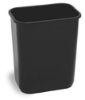 Picture of Rectangular Waste-basket Black 41.25-qt