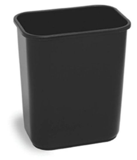 Picture of Rectangular Waste-basket Black 41.25-qt
