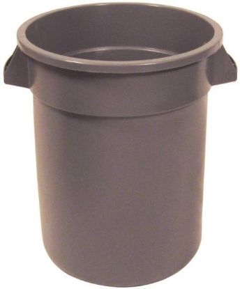 Picture of Trash-Container Commercial Refuse Round Gray