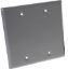 Picture of Weather-Proof Electrical-Box-Cover Blank Gray