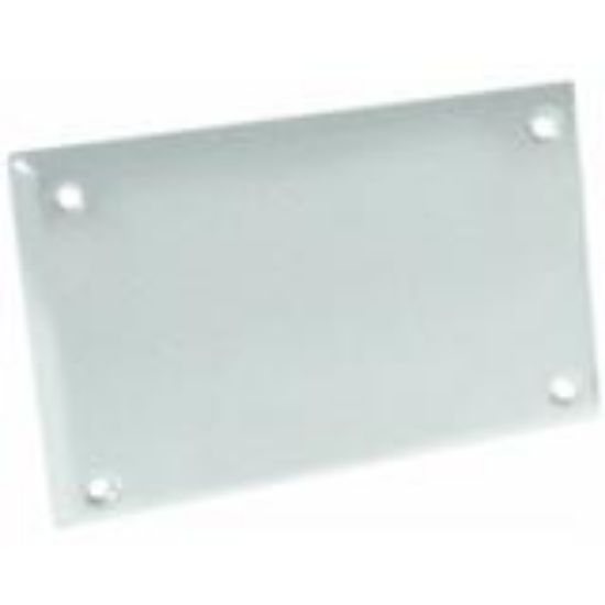 Picture of Weather-Proof Electrical-Box-Cover Blank 2-Gang White