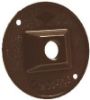 Picture of Light-Bulb-Socket Weather-Proof Electrical-Box-Cover Round 1 x 1/2" Bronze