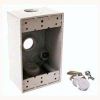 Picture of Electrical-Box Weather-Proof 3 X 1/2" Outlet White