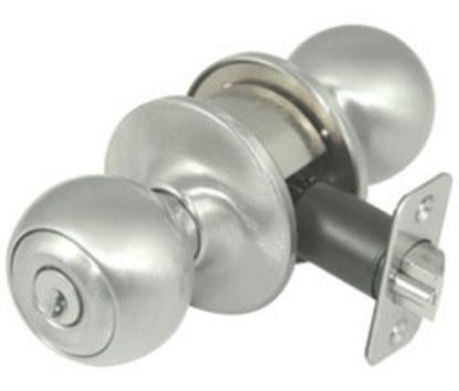 Picture of Lock-Set Entrance-Type Ball US3 Grade-2 Adjustable Back Set