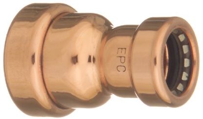 Picture of 3/4" X 1/2 Reducer-Coupling CXC Push-On Fitting Wrought Permanent CU/CPVC/PEX