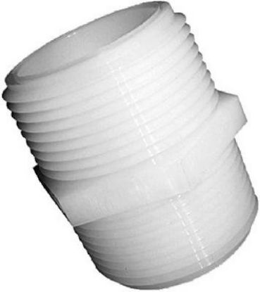 Picture of 3/4" Nylon Hex-Nipple