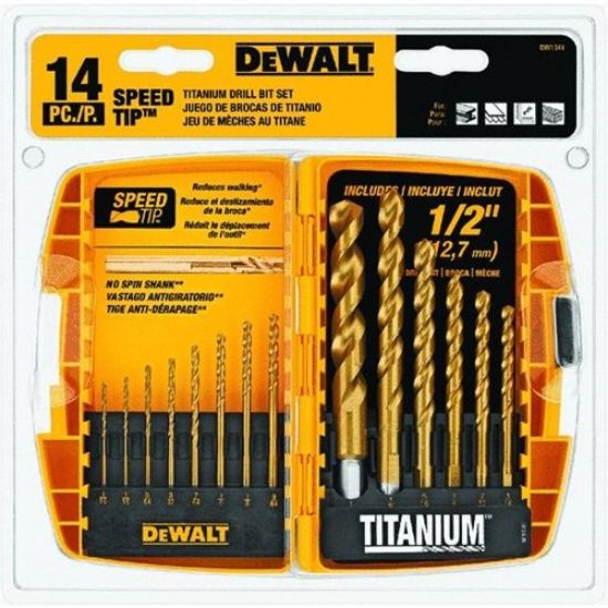 Picture of Drill-bit-set 14-piece Titanium