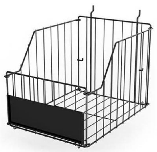 Picture of Blkwirepaint Roller Bin