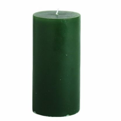 Picture of Pillar-Candle 3 x 6- Dark Green