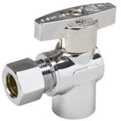 Picture of Quarter-Turn Supply-Valve 1/2 NPT X 3/8" CMP