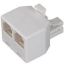 Picture of Splitter Duplex 2 Phone-Jack White