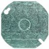 Picture of Octagon Electrical-Box-Cover Steel Blank 4" 1/2" Knockout