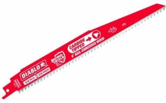 Picture of Reciprocating-sawblade Nail Embedded Wood Carbide Tooth 9" 6 Tpi