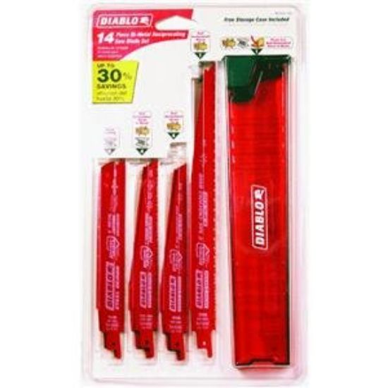 Picture of Reciprocating-sawblade Bi-metal Demolition 14-piece Set