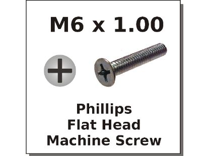 Picture of Machine-Screw Mild-Steel 6mm-1.0 x 20mm