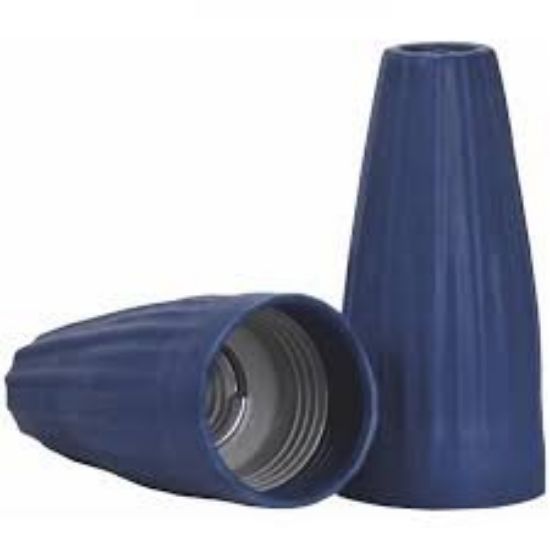 Picture of Blue and Gray Cushion-Grip Wire-Connector (50-Pack)
