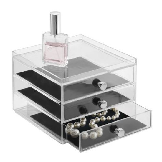 Picture of Clarity 3 Drawer Slim Jewelry Box
