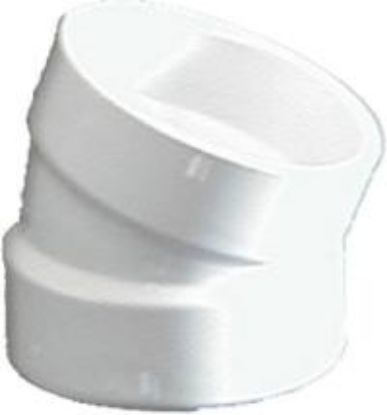Picture of PVC-Plumbing Schedule-40 DWV-Rated 1/16 Bend 1-1/2"