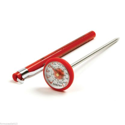Picture of Soft Grip Silicone-Rubber Instant-Read Probe-Thermometer