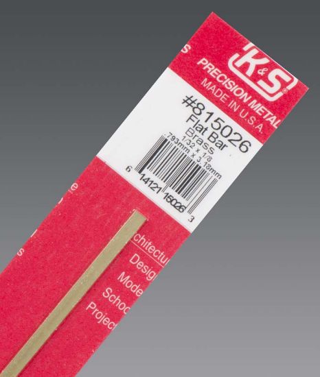Picture of 1/32 X 1/5 X 12 Flat-Bar Brass