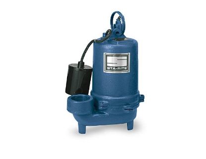 Picture of High-Temperature Pump 0.33-Horsepower 115v 2" Npt Discharge 130º F 45 Gpm Cast-Iron Tethered