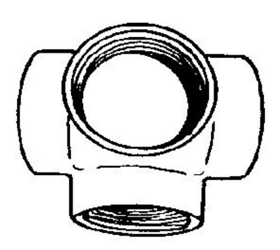 Picture of 3/4" Side Out Tee