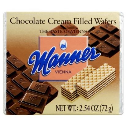 Picture of Manner Chocolate Cream Filled Wafers Net Weight 2.54 Ounce