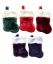Picture of 7" Velvet Touch Plush Mini Stocking