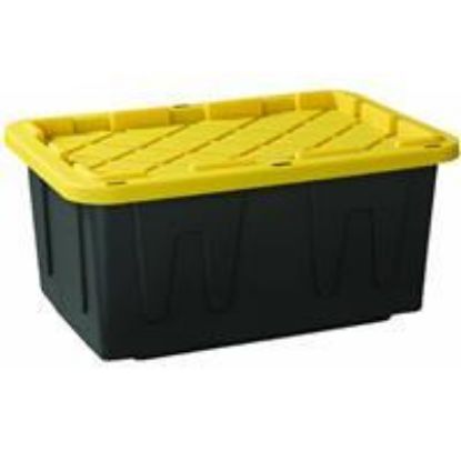 Picture of Plastic-storage Tough-box Black & Yellow