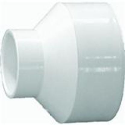 Picture of PVC-Plumbing Schedule-40 DWV-Rated 2 X 1-1/2" Reducer-Coupling (H X H)