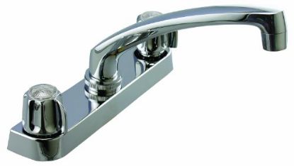 Picture of Kitchen-Faucet Brass 2-handle Acrylic Chrome-plate