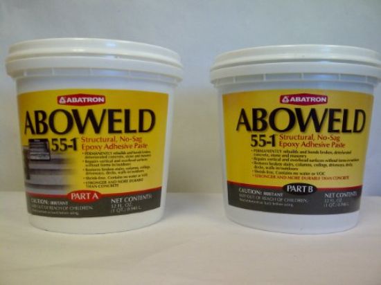 Picture of ABOWELD Epoxy-Adhesive PASTE 2-Quart PART A AND B