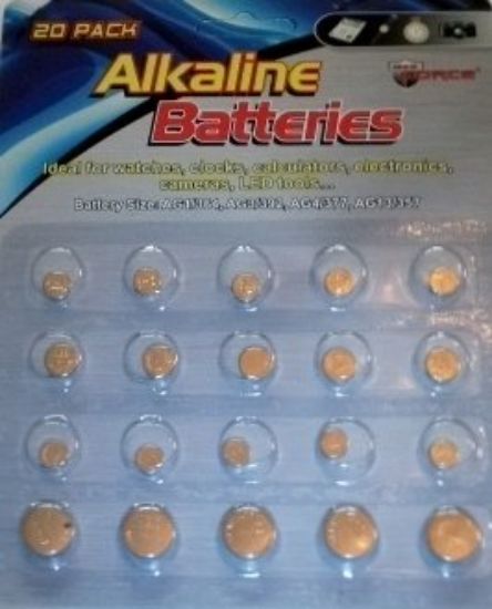 Picture of Max Force Alkaline-Battery Button-Battery Assorted