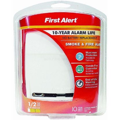 Picture of 10-Year Smoke-Alarm Photo-electric Non-replaceable Lithium-Manganese-Battery