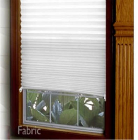 Picture of 48 X 72 Peel-&-Stick Window-Shade Pleated Fabric White