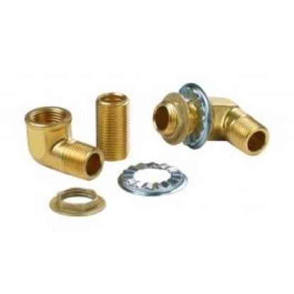 Picture of 1/2" IPS Wall-Mount Faucet Backsplash Installation Kit