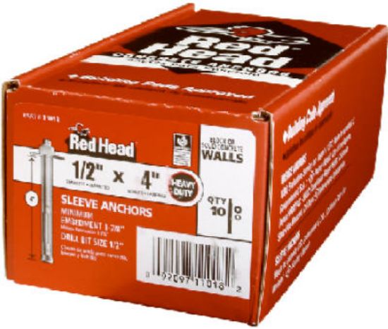 Picture of Sleeve-Anchor Mild-Steel Hex-Nut 1/2" x 4"