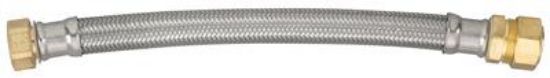 Picture of 7/8 CMP X 3/4"-FIP Braided Stainless-Steel Water-Heater Connector